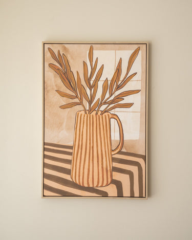 Schilderij Bladeren in Vaas - Things I Like Things I Love