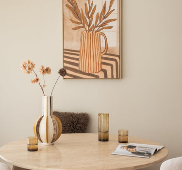 Schilderij Bladeren in Vaas - Things I Like Things I Love