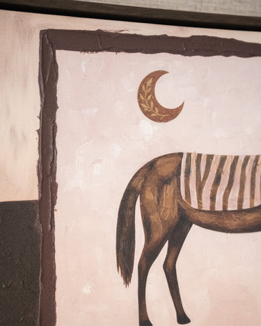 Schilderij Moonlight Paard Bruin - Things I Like Things I Love