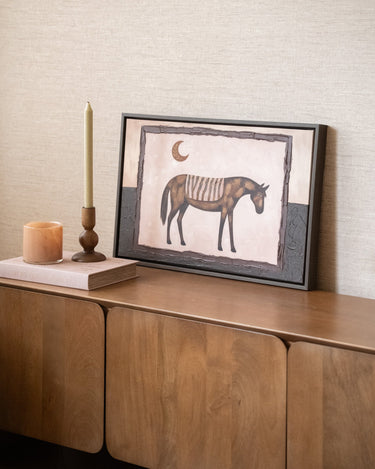 Schilderij Moonlight Paard Bruin - Things I Like Things I Love