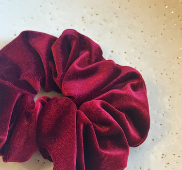 Scrunchie Burgundy Velvet - Things I Like Things I Love