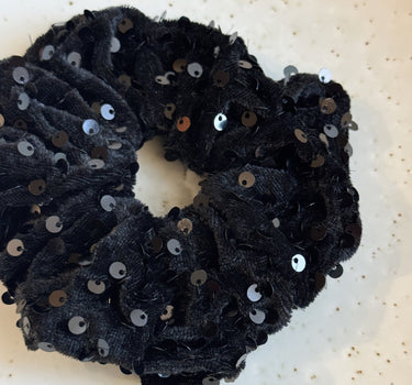 Scrunchie Glam Black - Things I Like Things I Love