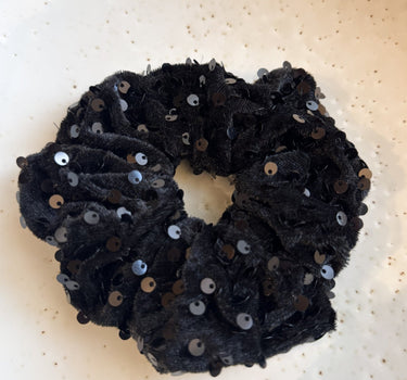 Scrunchie Glam Black - Things I Like Things I Love