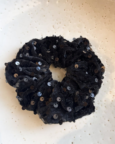 Scrunchie Glam Black - Things I Like Things I Love