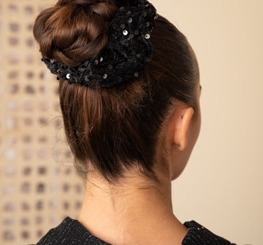 Scrunchie Glam Black - Things I Like Things I Love