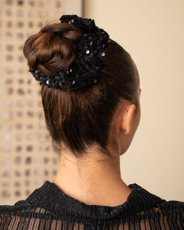 Scrunchie Glam Black - Things I Like Things I Love