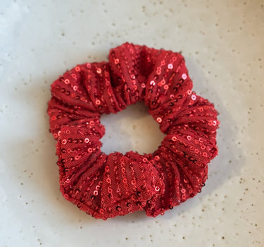 Scrunchie Glam Red - Things I Like Things I Love