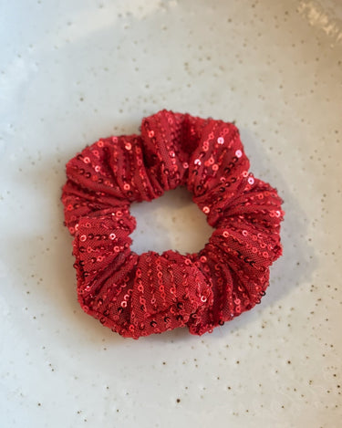 Scrunchie Glam Red - Things I Like Things I Love