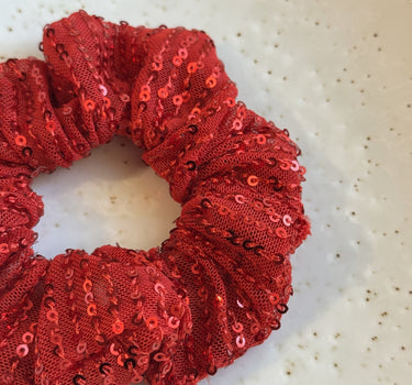 Scrunchie Glam Red - Things I Like Things I Love