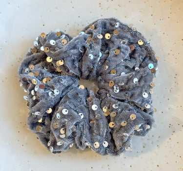 Scrunchie Glam Silver - Things I Like Things I Love