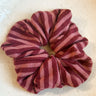 Scrunchie Knitted Red/Pink Stripy - Things I Like Things I Love
