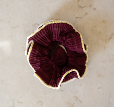 Scrunchie Lilly Bordeaux - Things I Like Things I Love