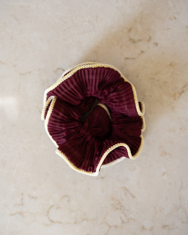 Scrunchie Lilly Bordeaux - Things I Like Things I Love
