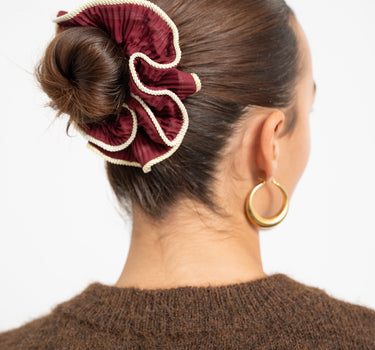 Scrunchie Lilly Bordeaux - Things I Like Things I Love