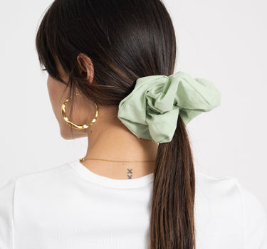 Scrunchie Plain Light Green - Things I Like Things I Love