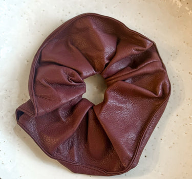 Scrunchie PU Burgundy Red - Things I Like Things I Love