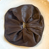 Scrunchie PU Checked Brown - Things I Like Things I Love