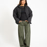 Serena Mid Quilted Jacket Black - Things I Like Things I Love