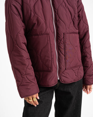 Serena Mid Quilted Jacket Winetasting - Things I Like Things I Love