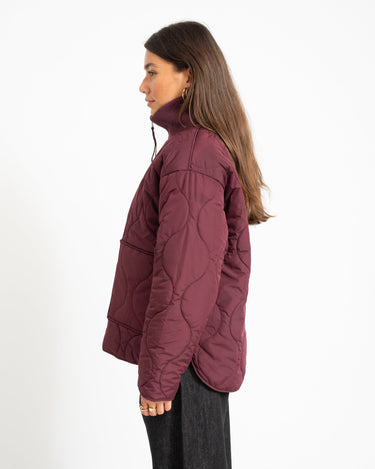 Serena Mid Quilted Jacket Winetasting - Things I Like Things I Love