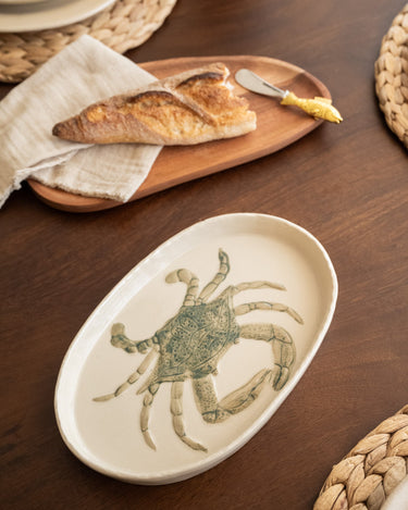Serveerbord Crab Ceramic - Things I Like Things I Love