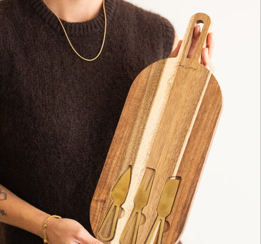 Serving Board With Cheese Knives - Things I Like Things I Love