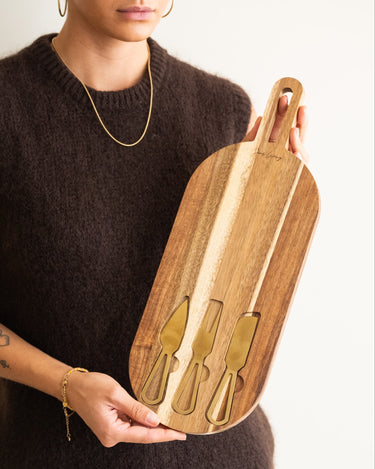 Serving Board With Cheese Knives - Things I Like Things I Love
