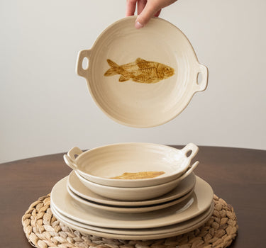 Serving Bowl Fish Ceramic - Things I Like Things I Love