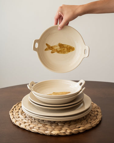 Servierschale Fisch Keramik