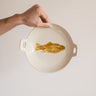 Serving Bowl Fish Ceramic Yellow - Things I Like Things I Love