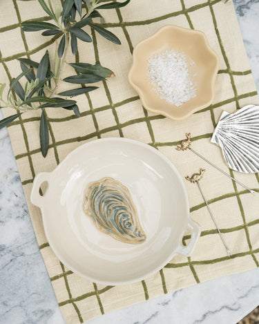Serving Bowl Oyster Ceramic - Things I Like Things I Love