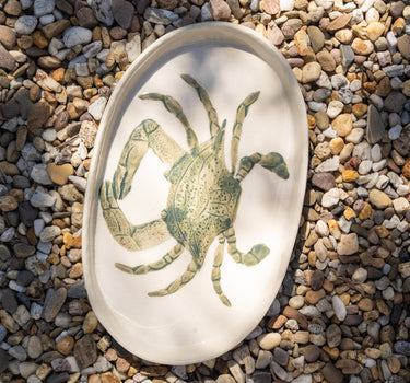 Serving Plate Crab Ceramic - Things I Like Things I Love