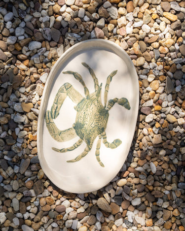 Serving Plate Crab Ceramic - Things I Like Things I Love