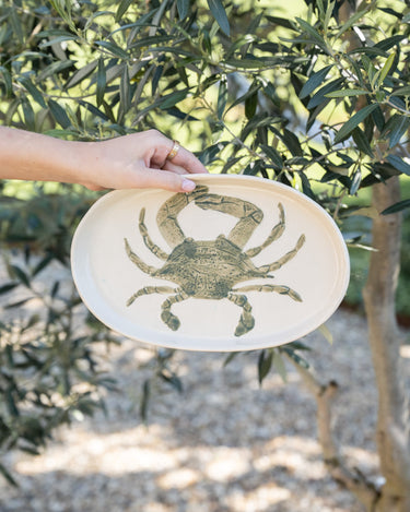 Serving Plate Crab Ceramic - Things I Like Things I Love