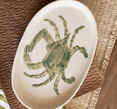 Serving Plate Crab Green - Things I Like Things I Love
