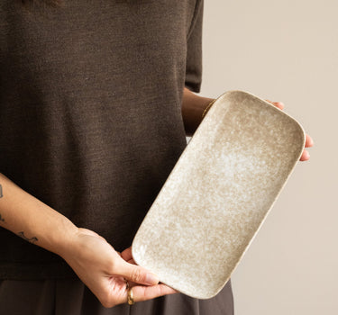 Serving Plate Lush Beige - Things I Like Things I Love