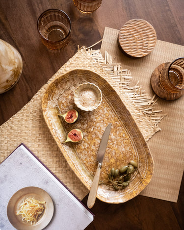 Serving Plate Marron Intense - Things I Like Things I Love