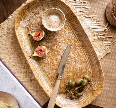 Serving Plate Marron Intense - Things I Like Things I Love