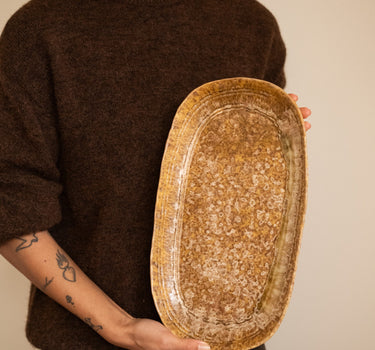 Serving Plate Marron Intense - Things I Like Things I Love