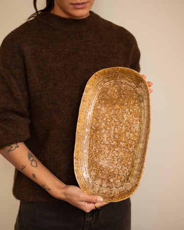 Serving Plate Marron Intense - Things I Like Things I Love