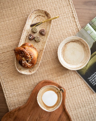 Serving Plate Mila Beige - Things I Like Things I Love