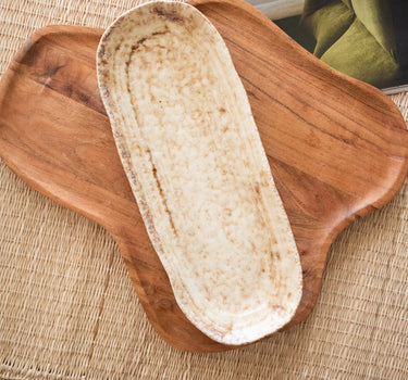 Serving Plate Mila Beige - Things I Like Things I Love