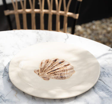 Serving Plate Shell Ceramic - Things I Like Things I Love