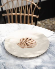 Serving Plate Shell Ceramic - Things I Like Things I Love