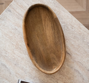 Serving Tray Oval Wood - Things I Like Things I Love