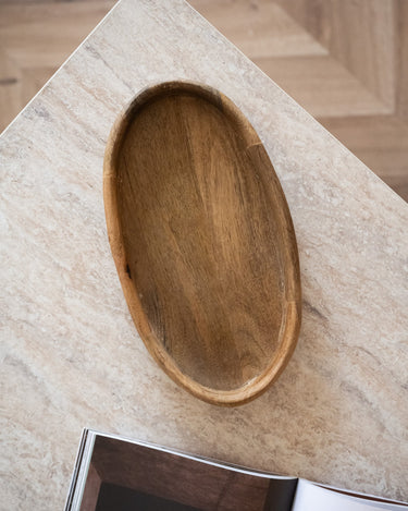 Serving Tray Oval Wood - Things I Like Things I Love
