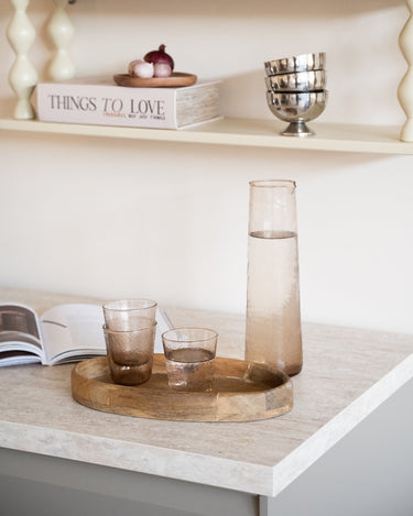 Serving Tray Oval Wood - Things I Like Things I Love