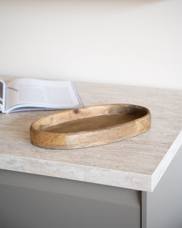 Serving Tray Oval Wood - Things I Like Things I Love