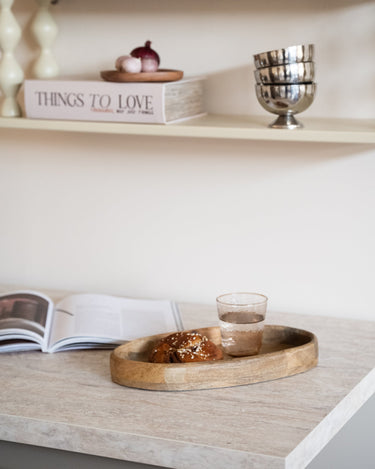 Serving Tray Oval Wood - Things I Like Things I Love