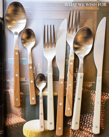 SET OF 16 - HKLIVING Cutlery Set Wood - Things I Like Things I Love